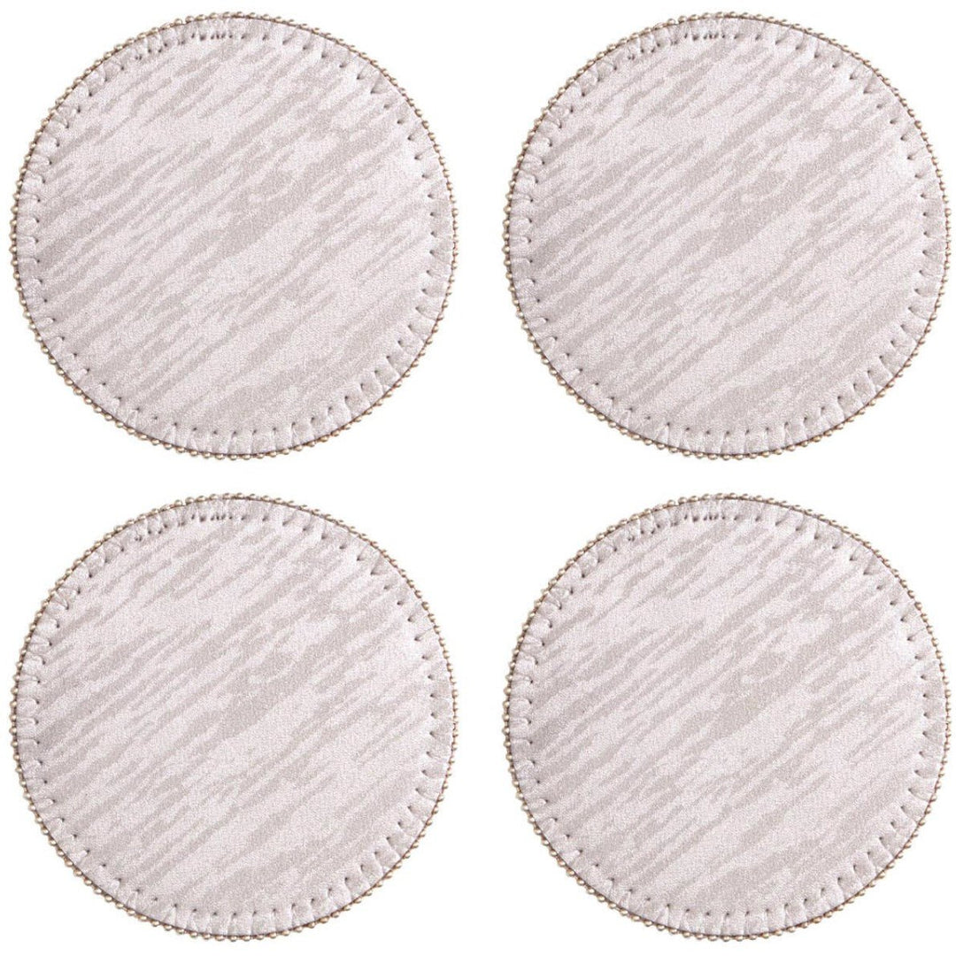 Knightsbridge Set Of 4 Round Coasters1 - Duck Barn Interiors