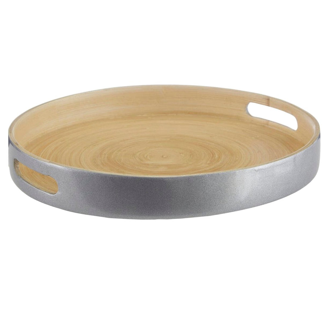 Kyoto Small Silver Tray With Side Handles1 - Duck Barn Interiors