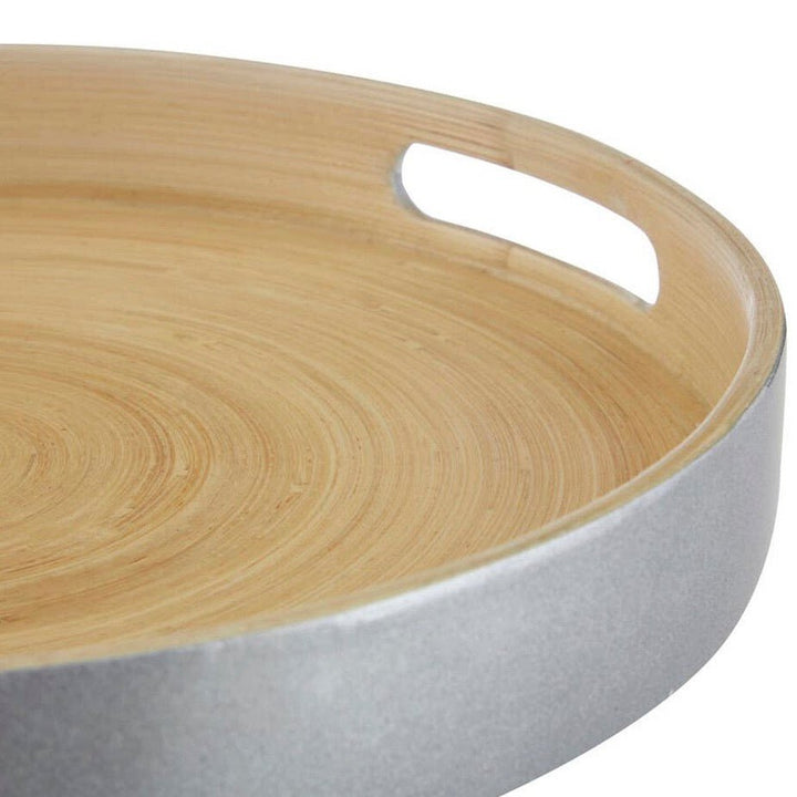 Kyoto Small Silver Tray With Side Handles2 - Duck Barn Interiors