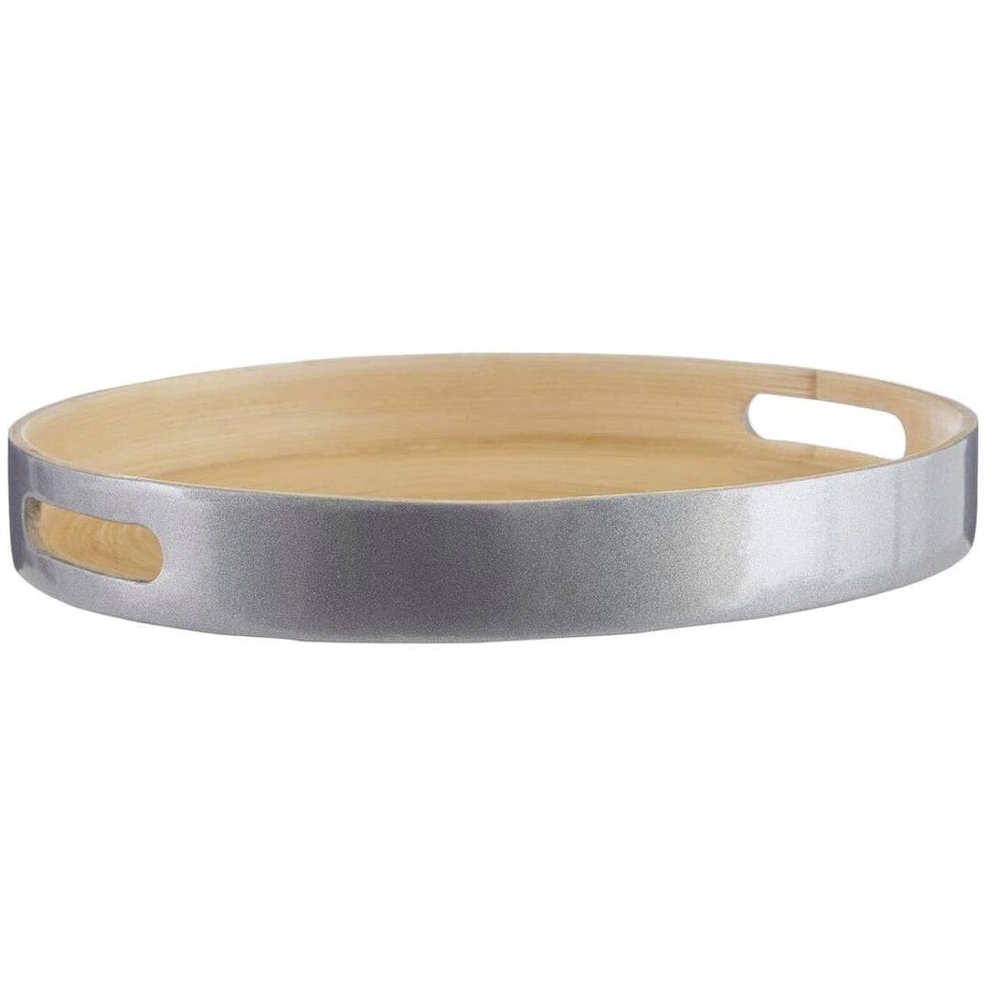 Kyoto Small Silver Tray With Side Handles3 - Duck Barn Interiors