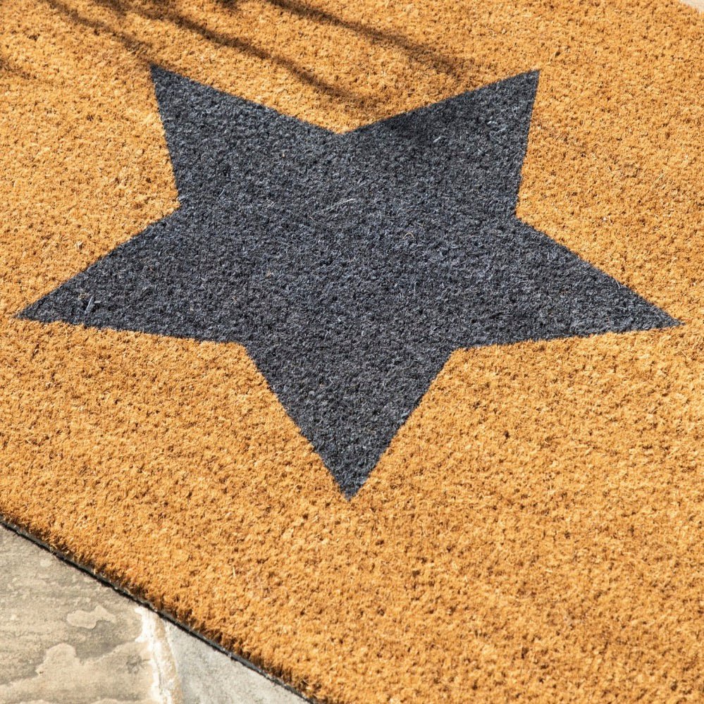 Large Star Grey Doormat3 - Duck Barn Interiors