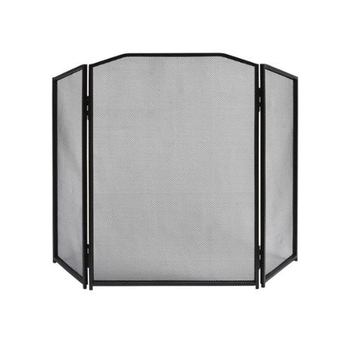 Latton Folding Firescreen - Black