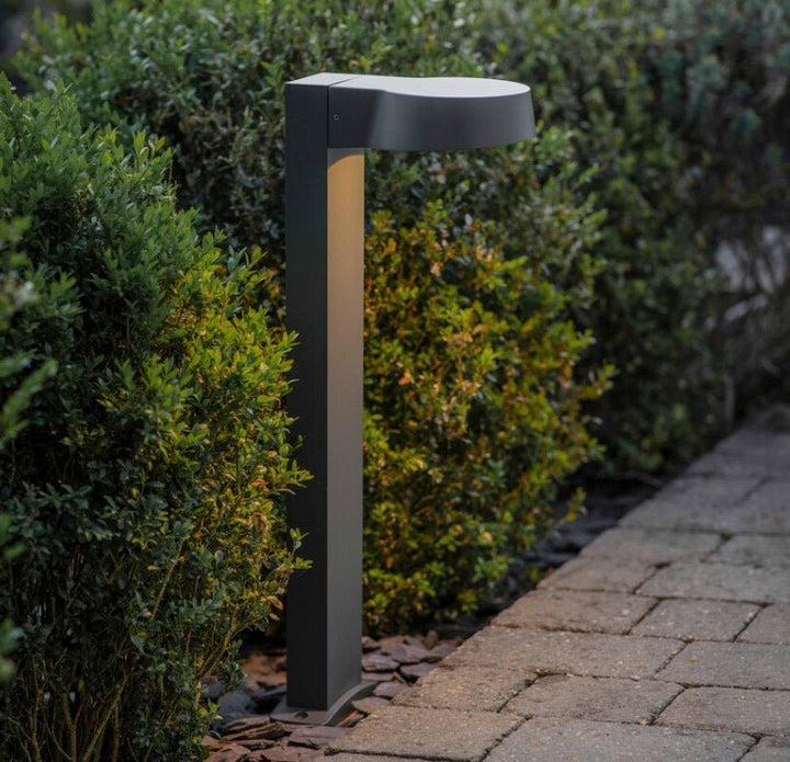 Litcham Outdoor Path Light - Grey Aluminium1 - Duck Barn Interiors
