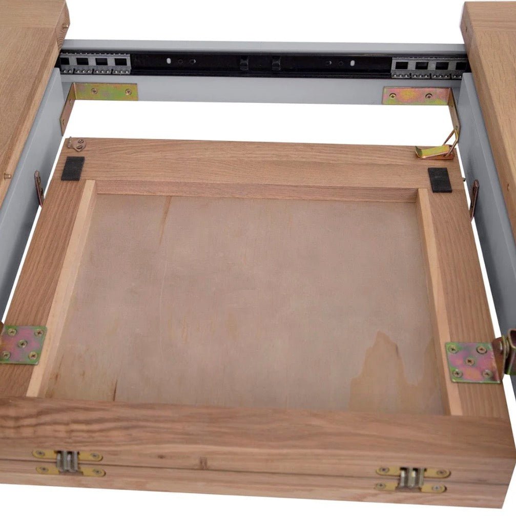 Loxhill Grey 1.2m Butterfly Extending Dining Table19 - Duck Barn Interiors