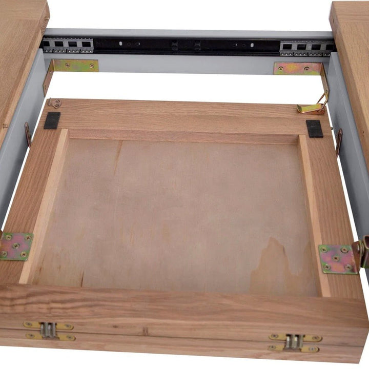 Loxhill Grey 1.2m Butterfly Extending Dining Table19 - Duck Barn Interiors