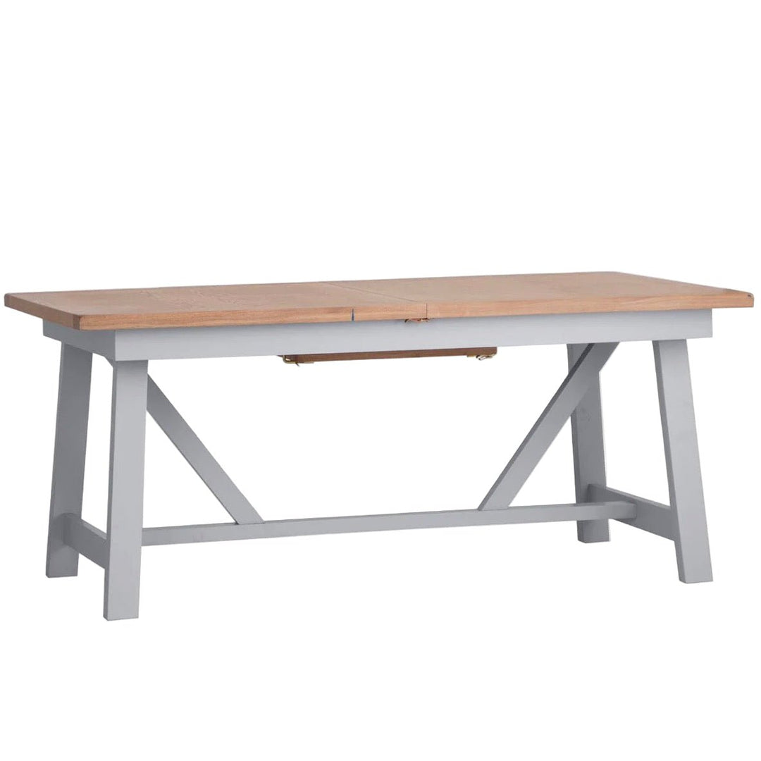 Loxhill Grey Butterfly Extending Dining Table - 1.8m1 - Duck Barn Interiors