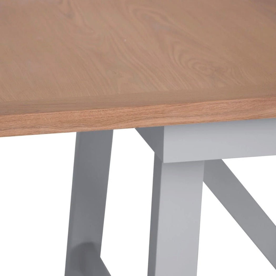 Loxhill Grey Butterfly Extending Dining Table - 1.8m9 - Duck Barn Interiors