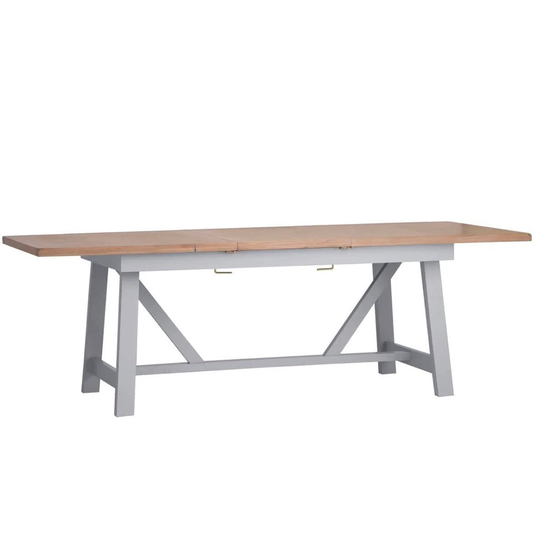 Loxhill Grey Butterfly Extending Dining Table - 1.8m3 - Duck Barn Interiors