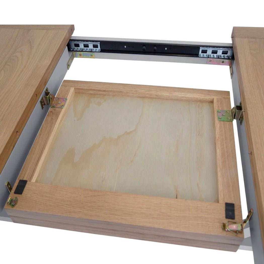 Loxhill Grey Butterfly Extending Dining Table - 1.8m11 - Duck Barn Interiors