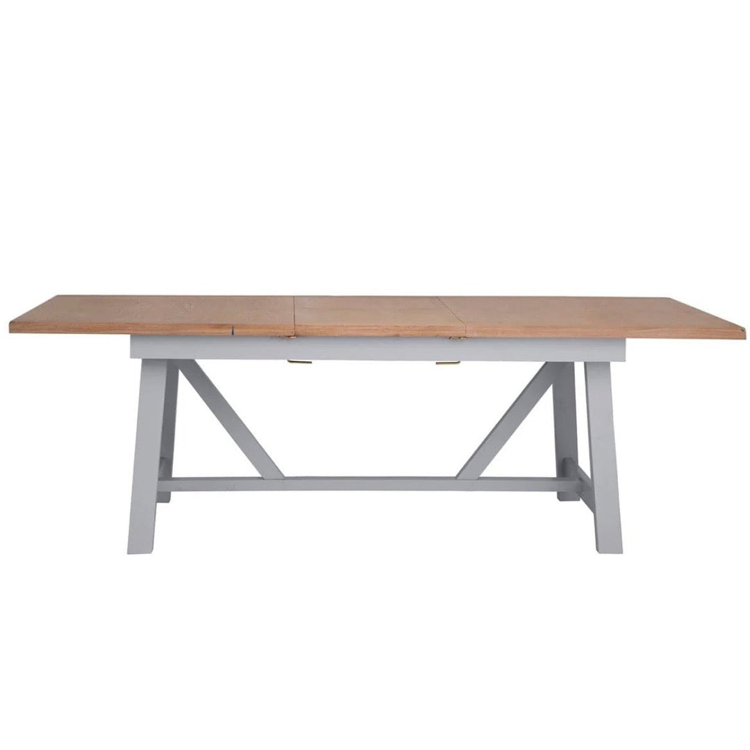 Loxhill Grey Butterfly Extending Dining Table - 1.8m5 - Duck Barn Interiors