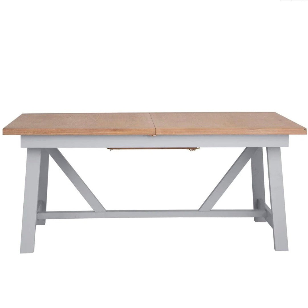 Loxhill Grey Butterfly Extending Dining Table - 1.8m4 - Duck Barn Interiors