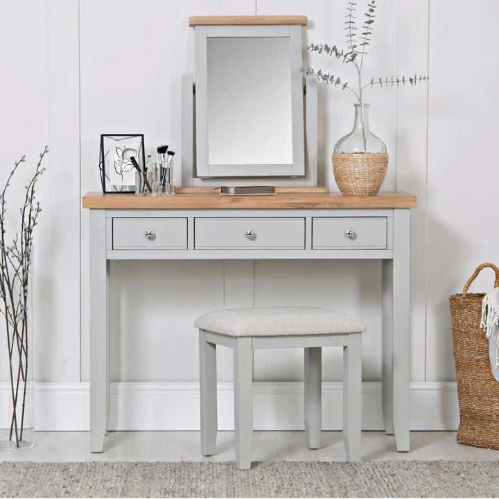 Loxhill Grey Dressing Table2 - Duck Barn Interiors