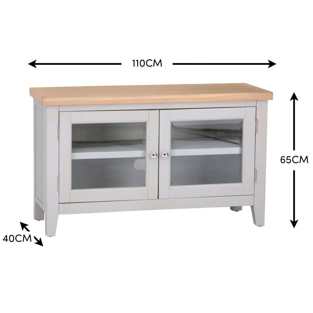 Loxhill Grey Standard TV Stand16 - Duck Barn Interiors