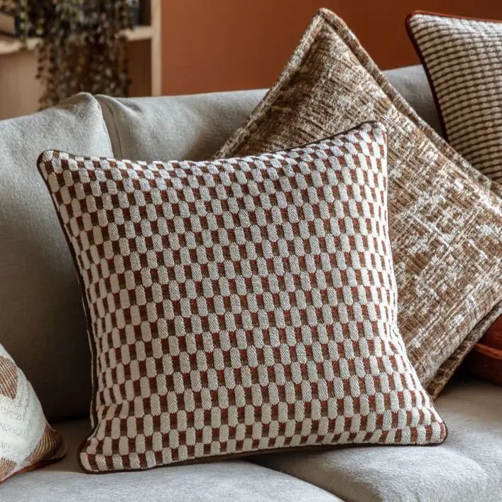 Marais Jacquard Cushion - Rust1 - Duck Barn Interiors