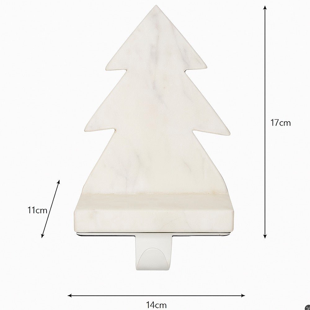 Marble Christmas Stocking Holder3 - Duck Barn Interiors