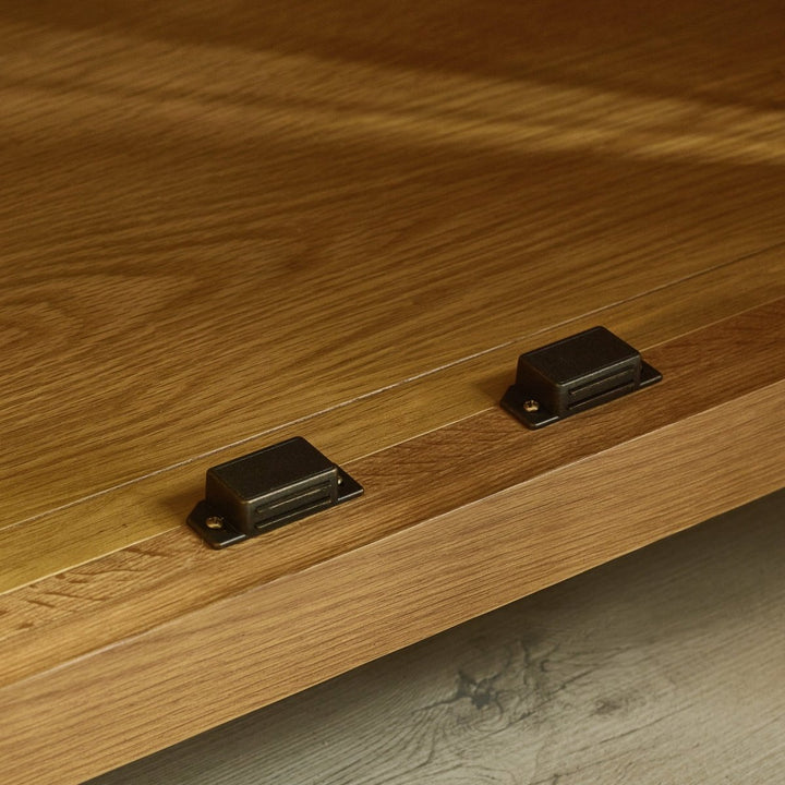 Marlborough Oak 3 Door Wardrobe9 - Duck Barn Interiors