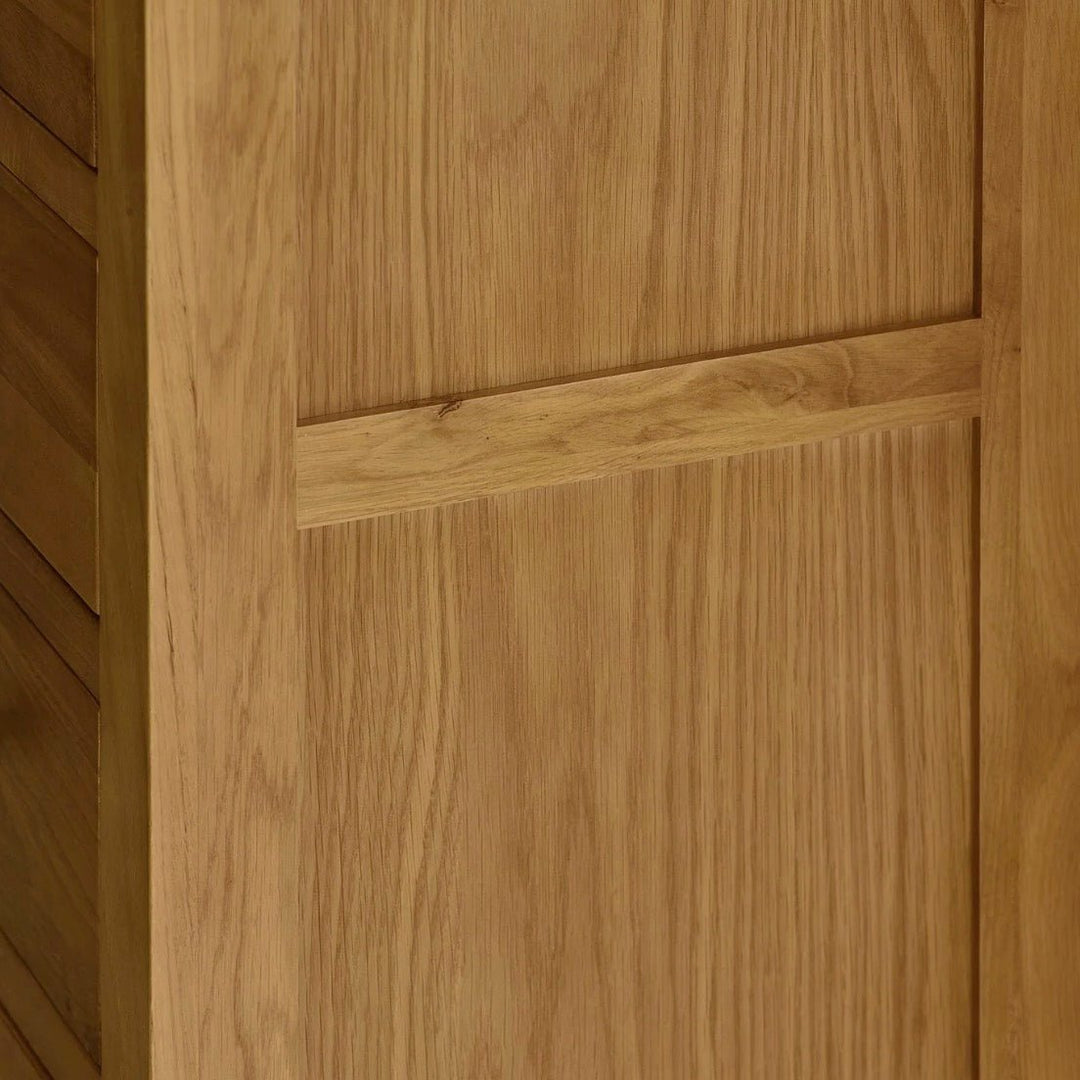 Marlborough Oak 7 Drawer Tallboy Chest of Drawers11 - Duck Barn Interiors