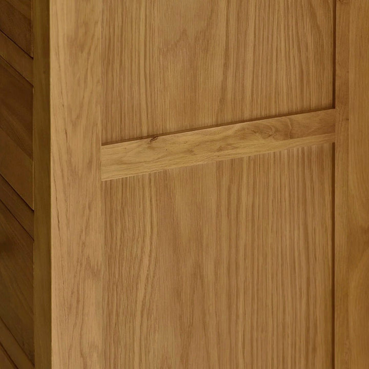 Marlborough Oak 7 Drawer Tallboy Chest of Drawers11 - Duck Barn Interiors