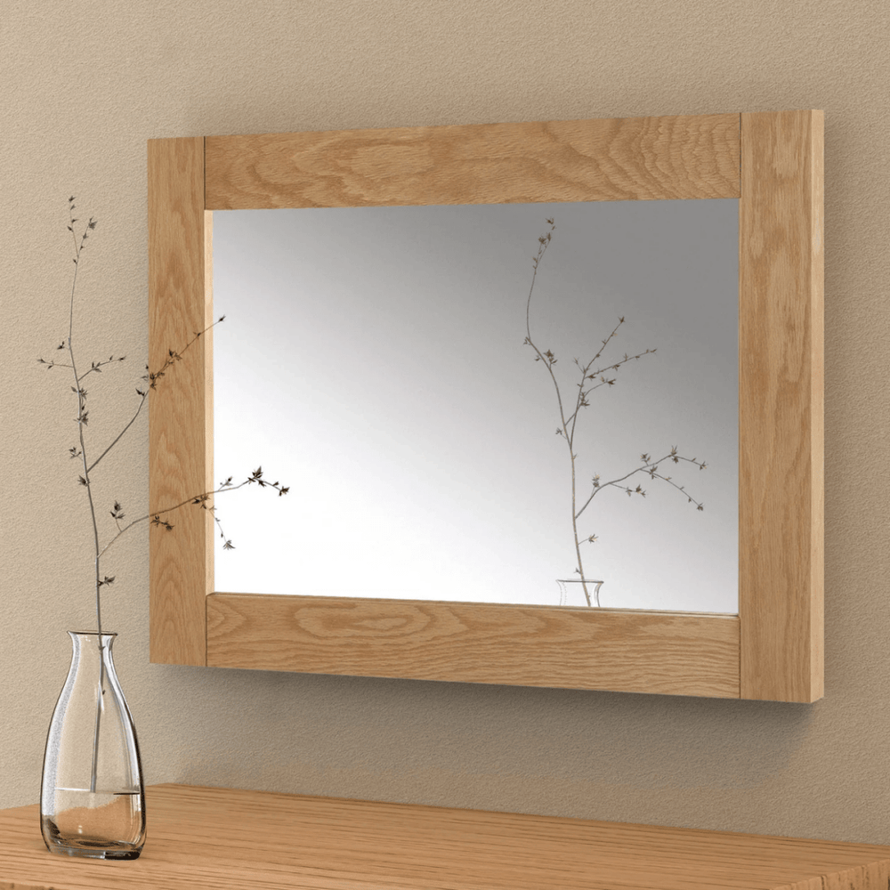 Marlborough Oak Wall Mirror2 - Duck Barn Interiors