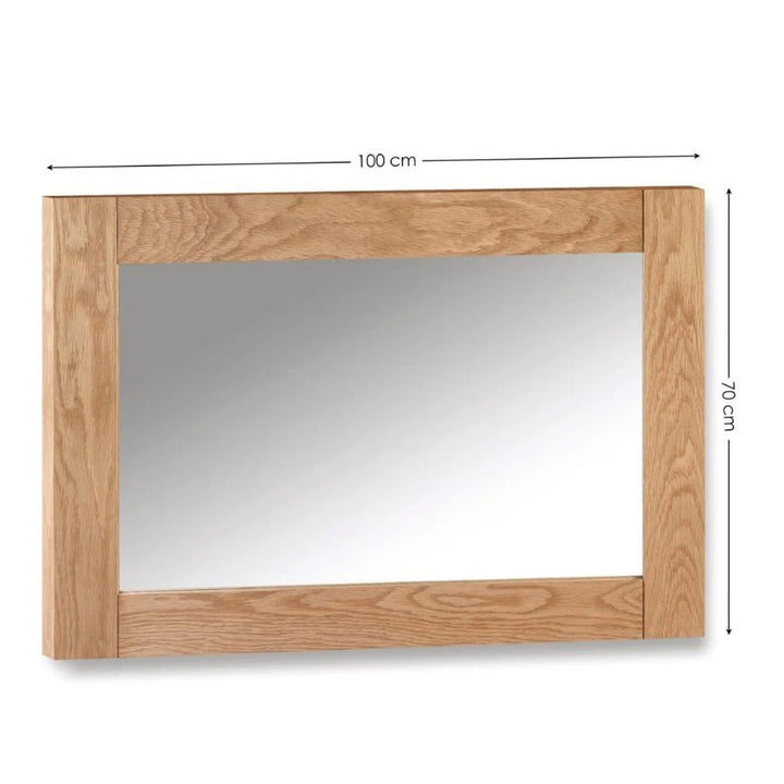 Marlborough Oak Wall Mirror5 - Duck Barn Interiors
