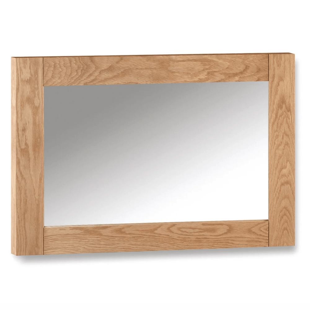 Marlborough Oak Wall Mirror1 - Duck Barn Interiors