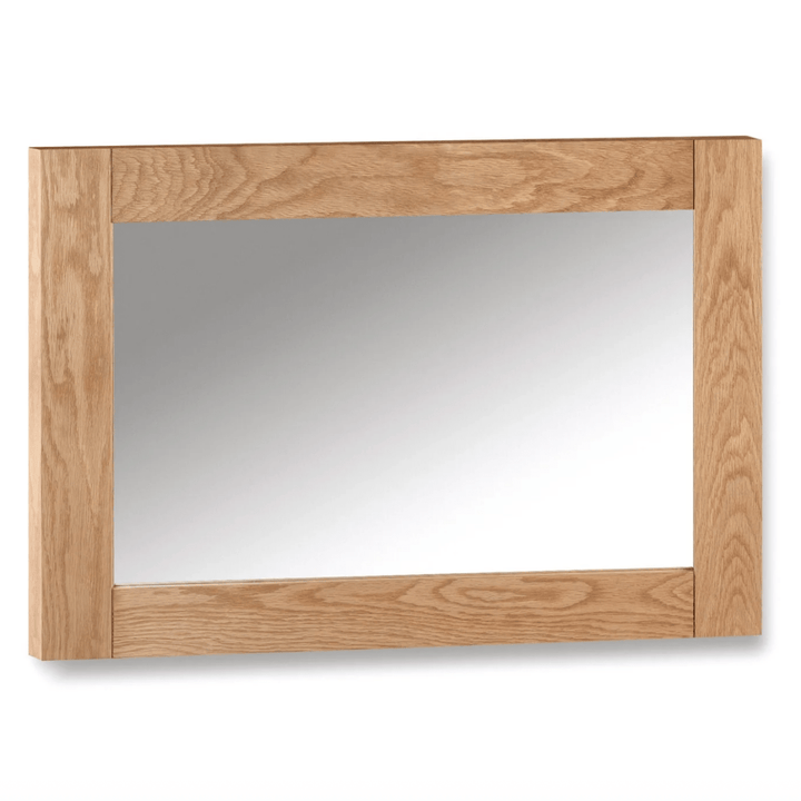 Marlborough Oak Wall Mirror1 - Duck Barn Interiors