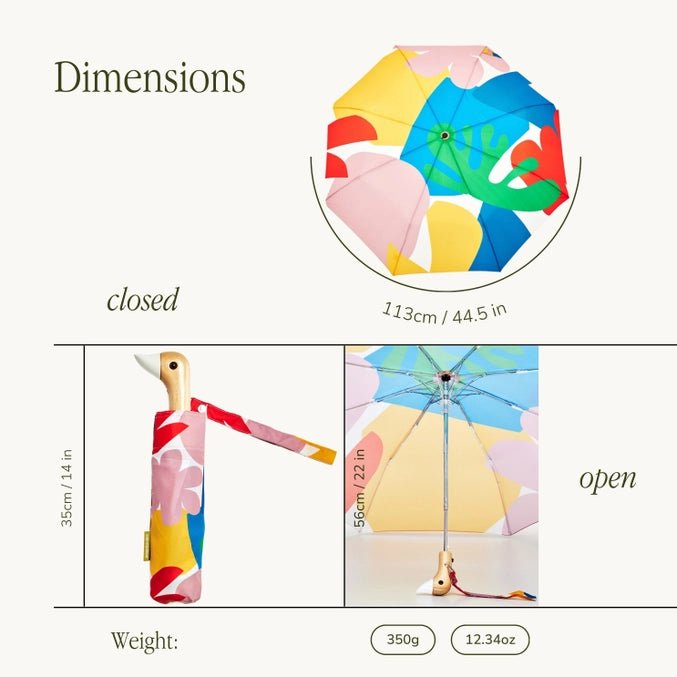 Matisse Compact Eco-Friendly Duck Umbrella8 - Duck Barn Interiors