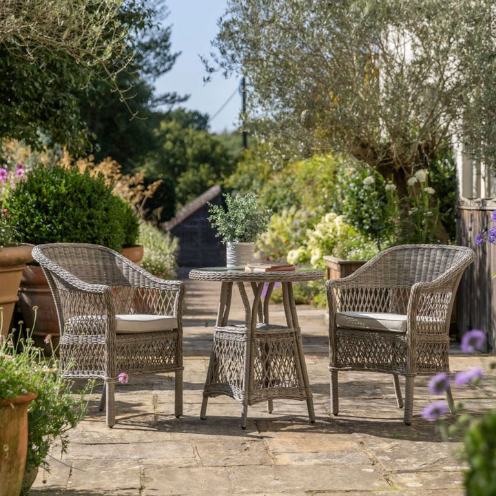 Menton Bistro Set - Stone1 - Duck Barn Interiors