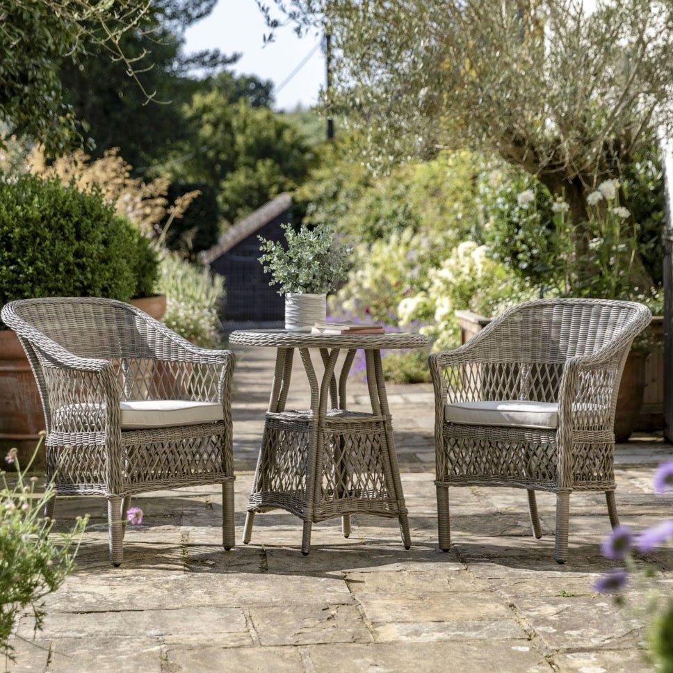 Menton Bistro Set - Stone2 - Duck Barn Interiors