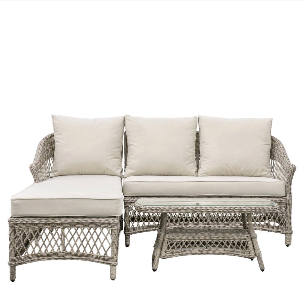 Menton Chaise Sofa Set - Stone8 - Duck Barn Interiors