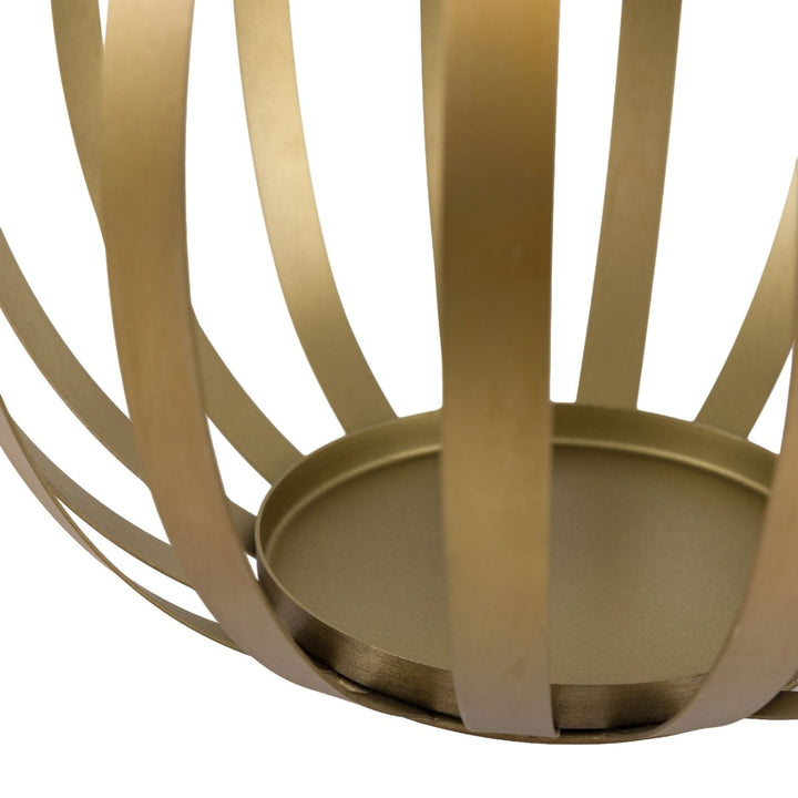 Metal Bulb Lantern - Gold Large6 - Duck Barn Interiors