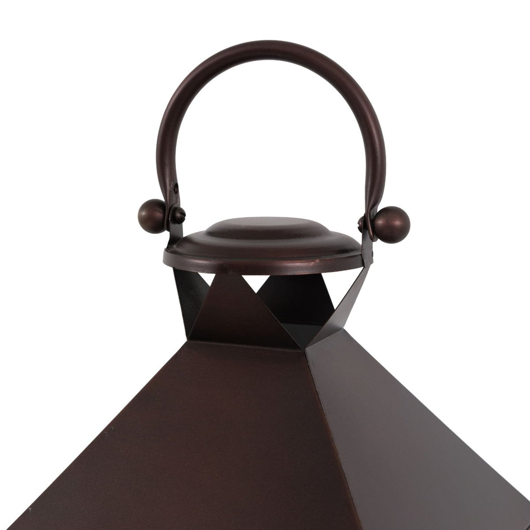Metal Lantern - Brown Small6 - Duck Barn Interiors