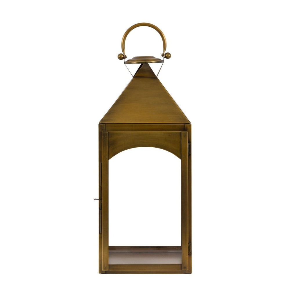 Metal Lantern - Gold Large2 - Duck Barn Interiors