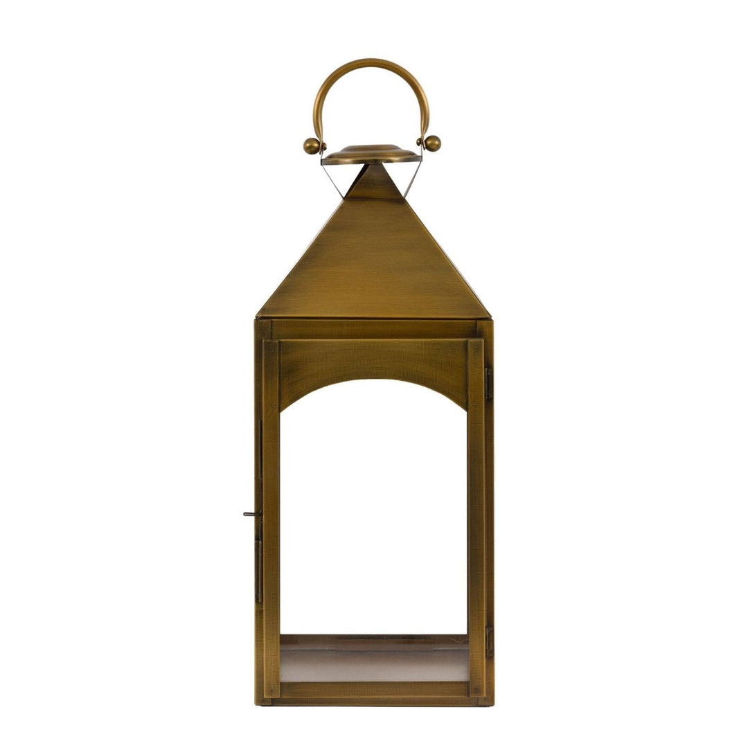 Metal Lantern - Gold Large2 - Duck Barn Interiors