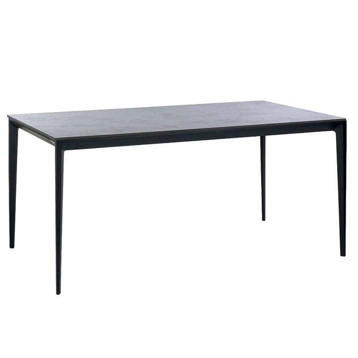 Miami Rectangular Stone Top Dining Table - Slate Grey1 - Duck Barn Interiors