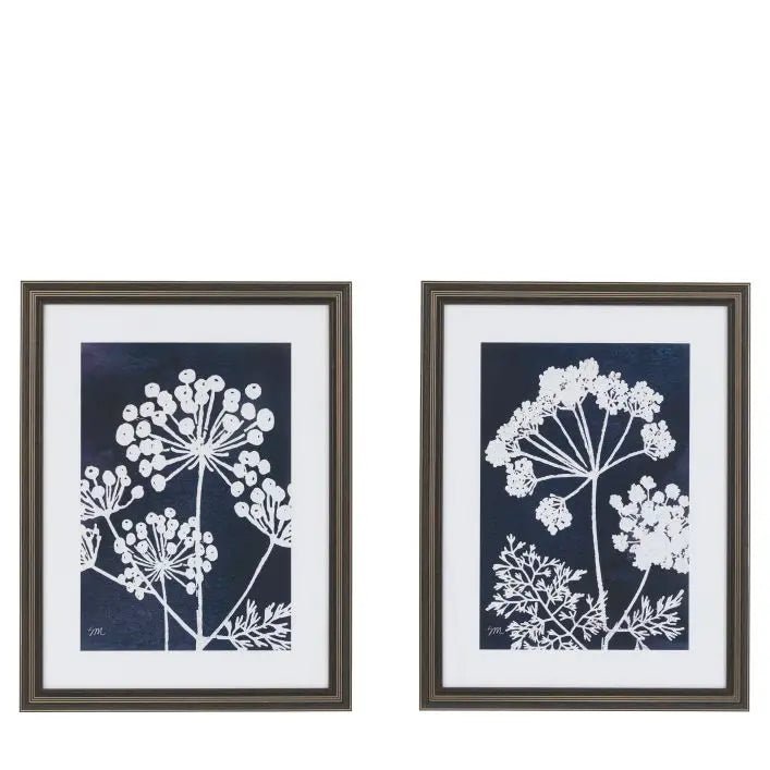 Midnight Garden Framed Art - Set of 28 - Duck Barn Interiors