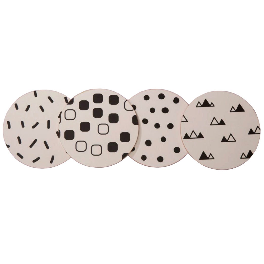 Mimo Set Of 4 Eclectic All Sorts Coasters3 - Duck Barn Interiors