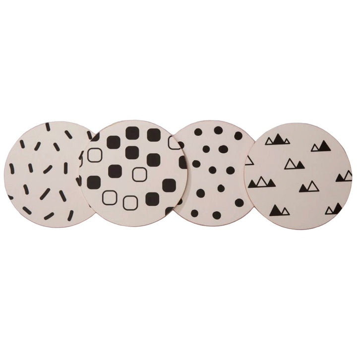 Mimo Set Of 4 Eclectic All Sorts Coasters3 - Duck Barn Interiors