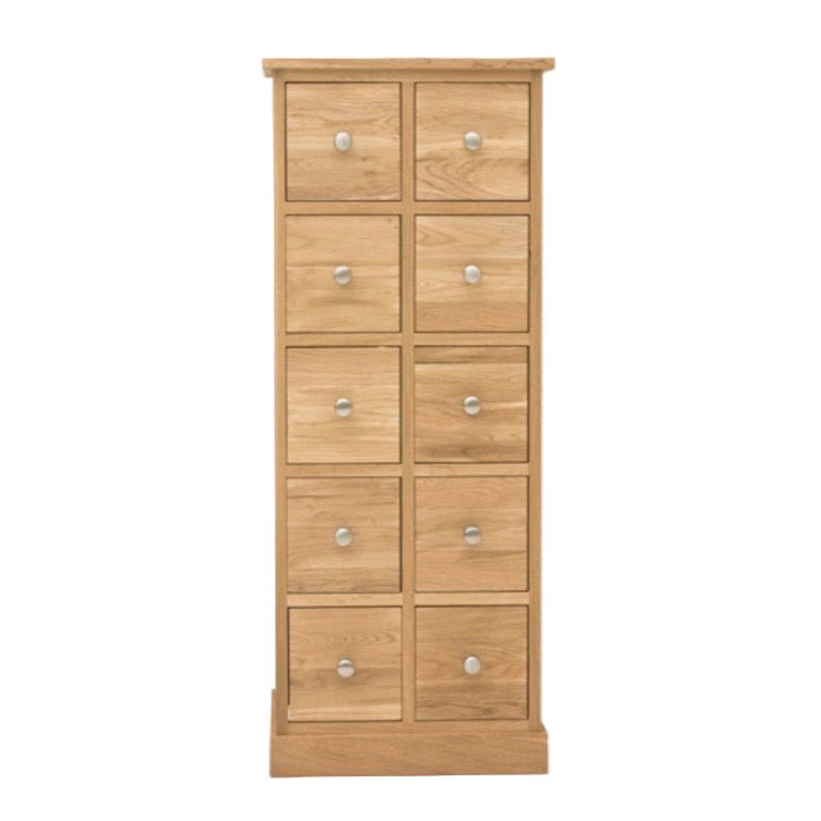 Mobel Oak DVD/CD Storage Drawers1 - Duck Barn Interiors