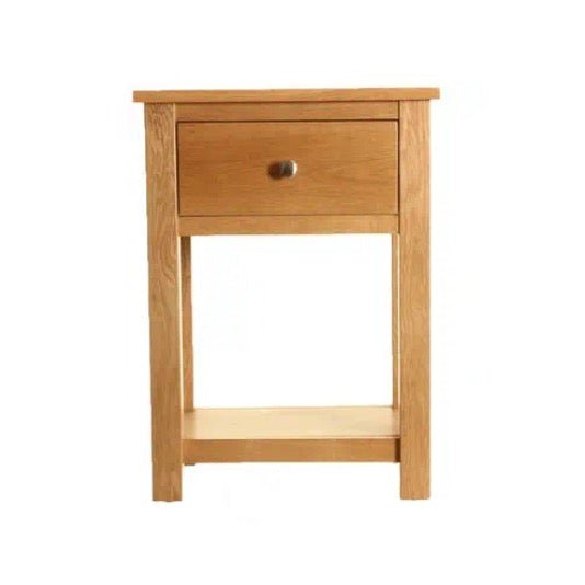 Mobel Oak Lamp Table/Bedside Table1 - Duck Barn Interiors