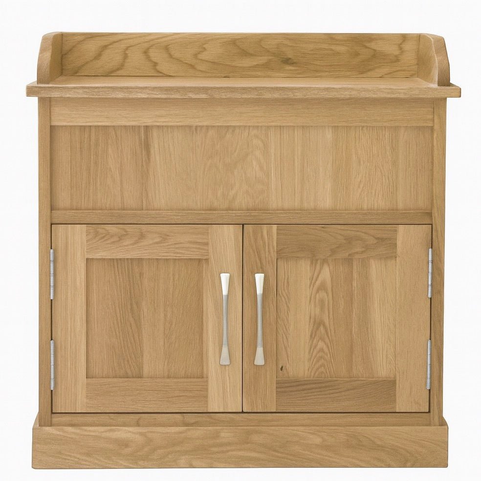 Mobel Oak Shoe Bench with Hidden Storage1 - Duck Barn Interiors