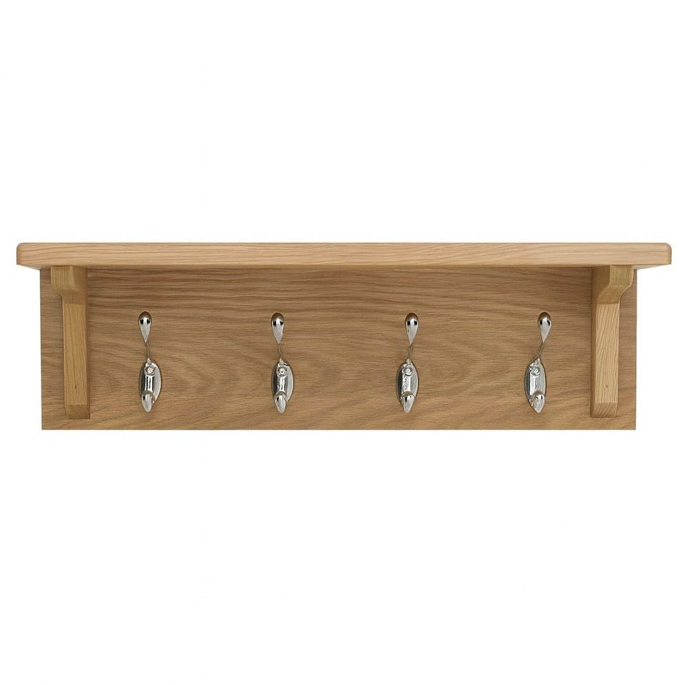 Mobel Oak Wall Mounted Coat Rack1 - Duck Barn Interiors