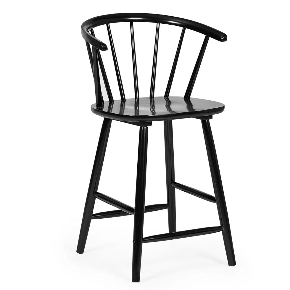 Modena Bar Stool - Black5 - Duck Barn Interiors