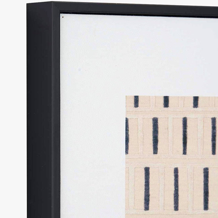 Natural Abstract Black Stripe Pattern Canvas5 - Duck Barn Interiors