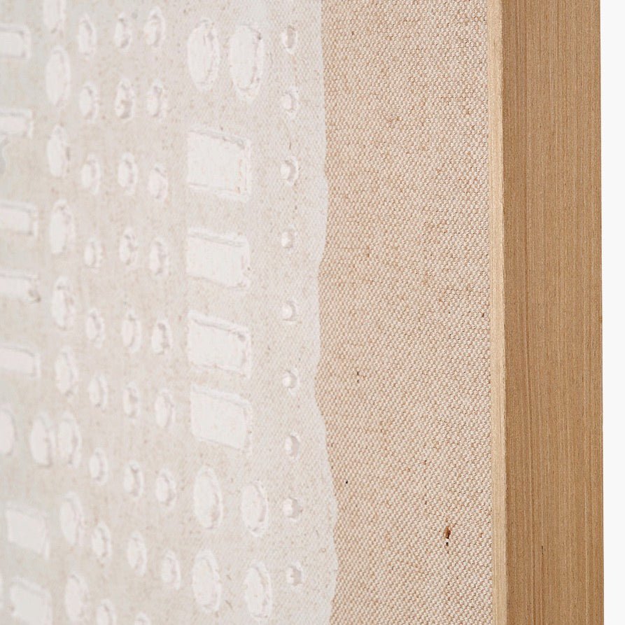 Natural Abstract Design Linen Canvas6 - Duck Barn Interiors