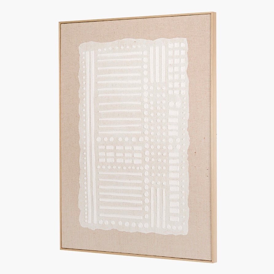 Natural Abstract Design Linen Canvas4 - Duck Barn Interiors