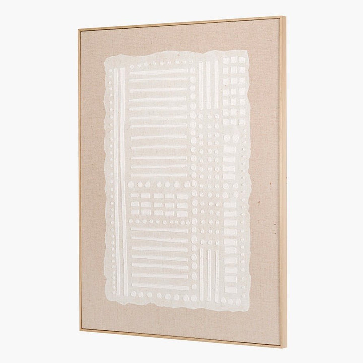 Natural Abstract Design Linen Canvas4 - Duck Barn Interiors