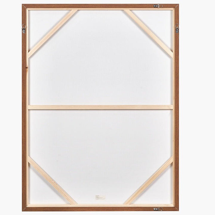 Natural Linear Design Framed Canvas - Brown9 - Duck Barn Interiors