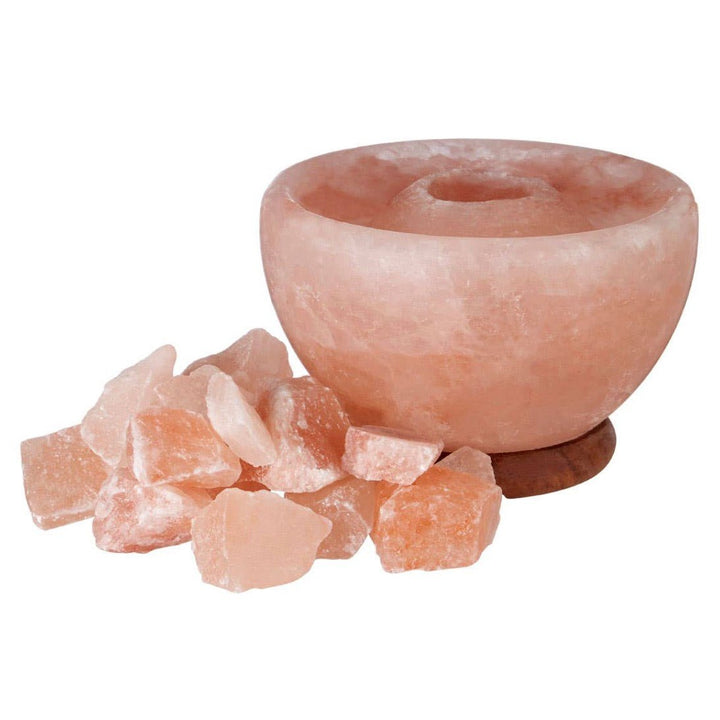 Nepal Bowl Salt Lamp3 - Duck Barn Interiors
