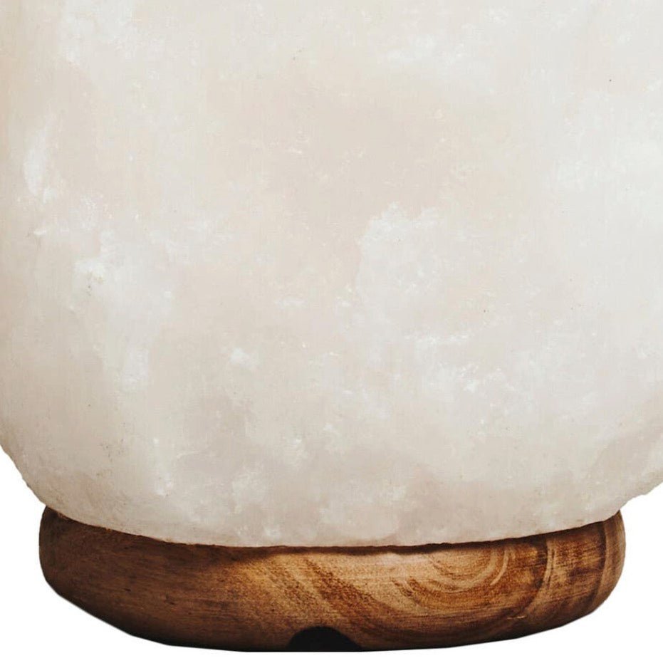 Nepal White Natural Salt Lamp - Large3 - Duck Barn Interiors